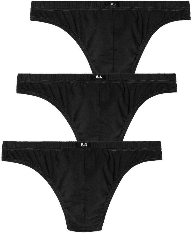 H.I.S String van zacht katoen-stretch (3 stuks)