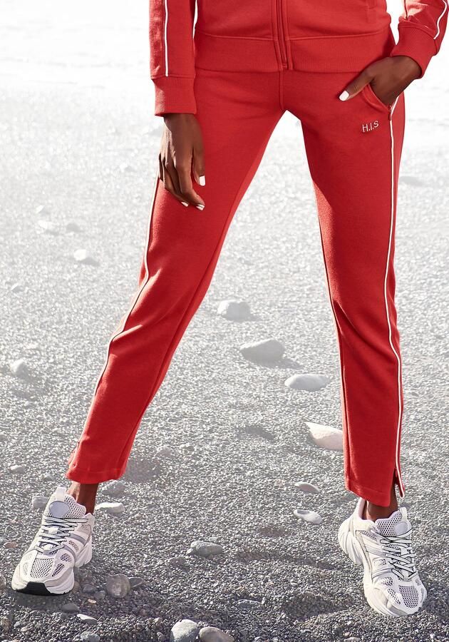 H.I.S Sweatbroek met rits aan de broekzoom loungepak - Foto 7