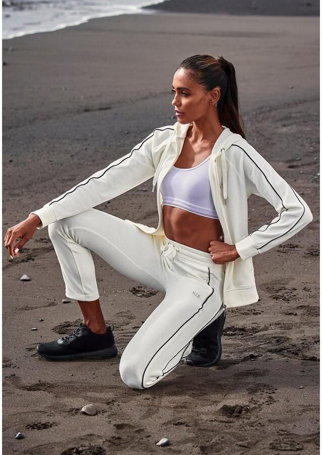 H.I.S Sweatbroek met rits aan de broekzoom loungepak