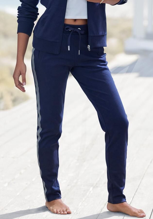 H.I.S Sweatbroek met zijstrepen loungewear - Foto 6