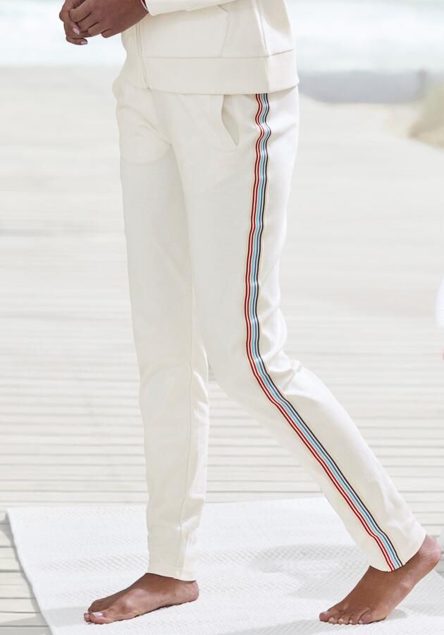 H.I.S Sweatbroek met zijstrepen loungewear - Foto 7