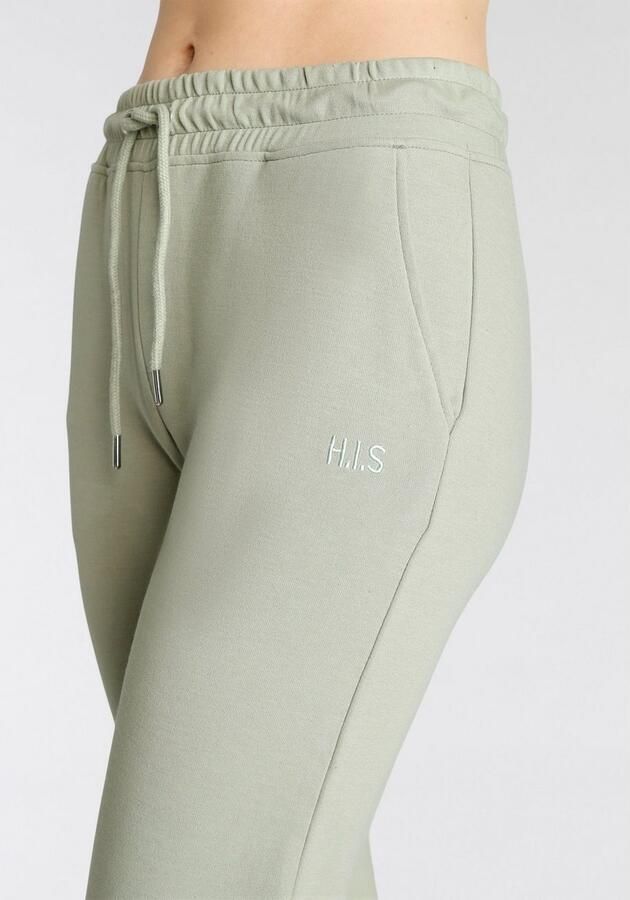 H.I.S Sweatbroek relaxbroek sweatbroek Slipbroek met kleine omslag aan de zoom loungewear - Foto 6