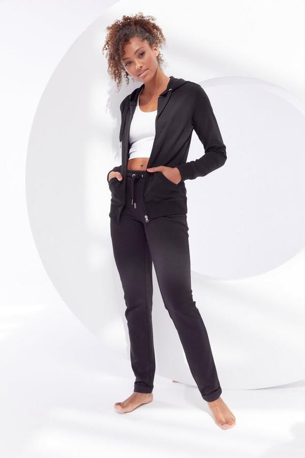 H.I.S Sweatbroek relaxbroek sweatbroek Slipbroek met kleine omslag aan de zoom loungewear - Foto 9