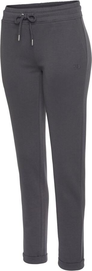H.I.S Sweatbroek relaxbroek sweatbroek Slipbroek met kleine omslag aan de zoom loungewear - Foto 8