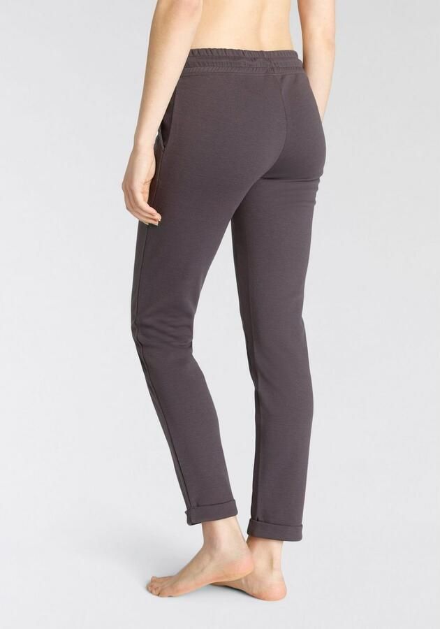 H.I.S Sweatbroek relaxbroek sweatbroek Slipbroek met kleine omslag aan de zoom loungewear - Foto 5