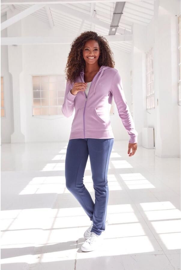 H.I.S Sweatbroek relaxbroek sweatbroek Slipbroek met kleine omslag aan de zoom loungewear - Foto 6