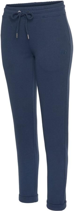 H.I.S Sweatbroek relaxbroek sweatbroek Slipbroek met kleine omslag aan de zoom loungewear - Foto 9