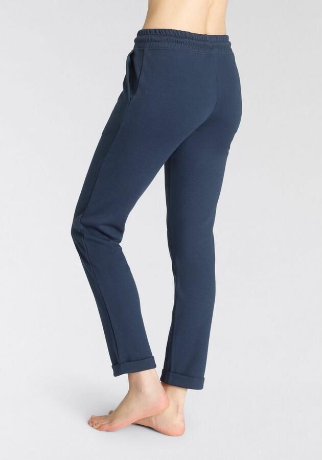 H.I.S Sweatbroek relaxbroek sweatbroek Slipbroek met kleine omslag aan de zoom loungewear - Foto 5