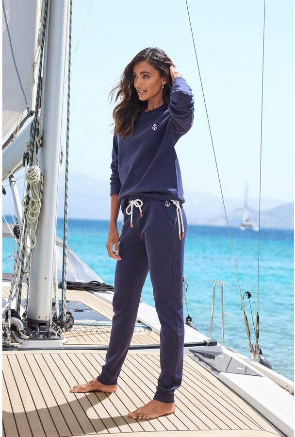 H.I.S Sweater met tunnelkoord aan de boord loungewear - Foto 4