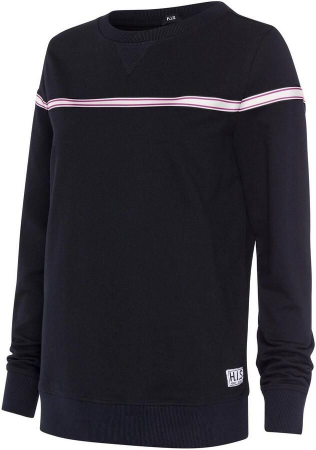 H.I.S Sweater met contrasterend tape loungepak - Foto 4