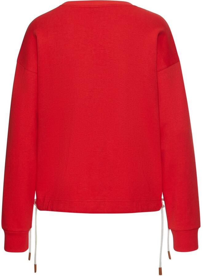 H.I.S Sweater met tunnelkoord aan de boord loungewear