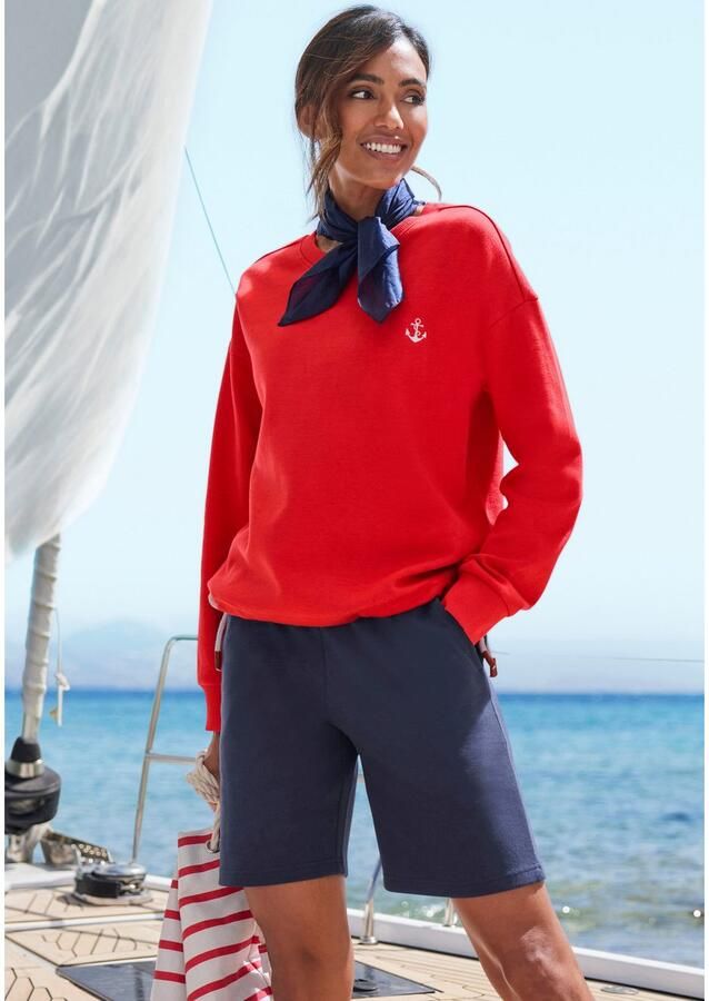 H.I.S Sweater met tunnelkoord aan de boord loungewear - Foto 2