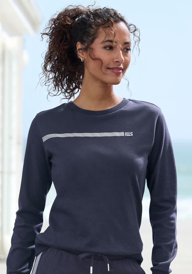 H.I.S Sweatshirt Basic met logoprint loungewear - Foto 6