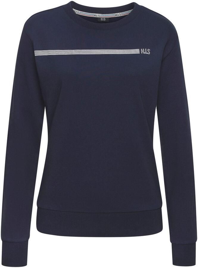 H.I.S Sweatshirt Basic met logoprint loungewear - Foto 2