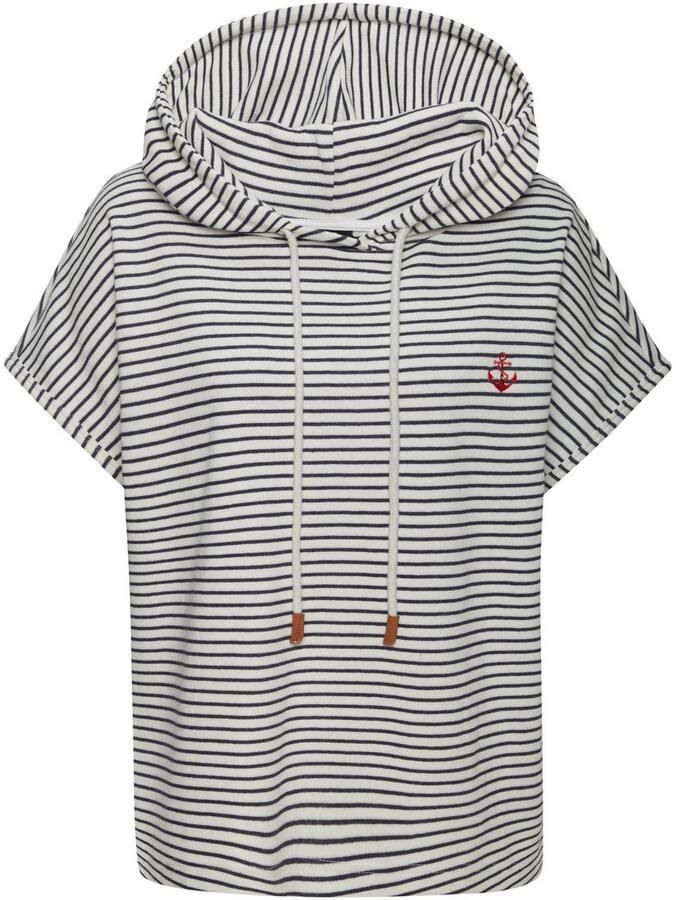 H.I.S Sweatshirt gestreept en met capuchon loungewear - Foto 2