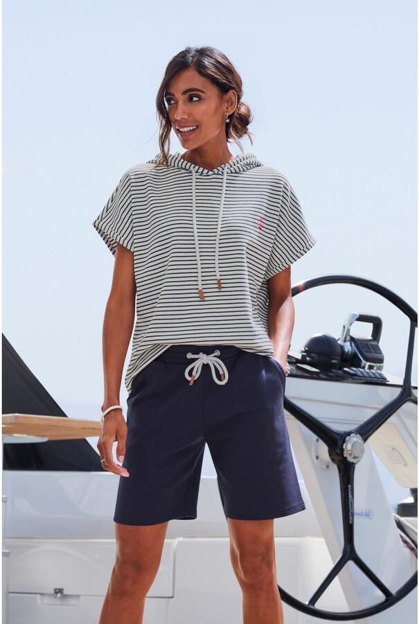 H.I.S Sweatshirt gestreept en met capuchon loungewear - Foto 5