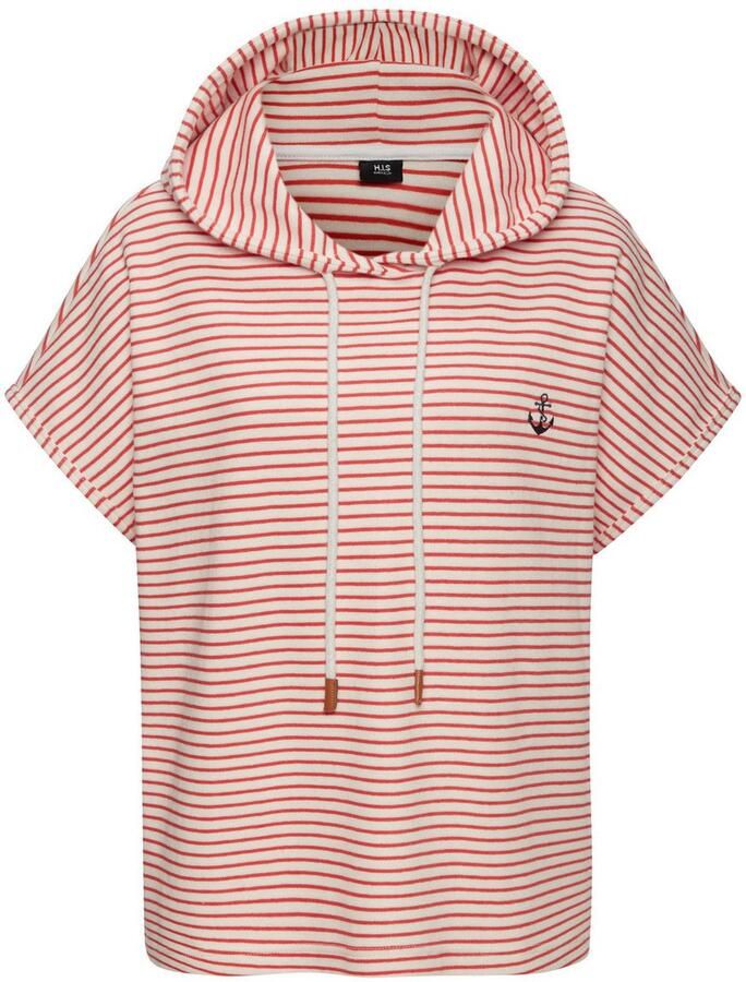 H.I.S Sweatshirt gestreept en met capuchon loungewear - Foto 2