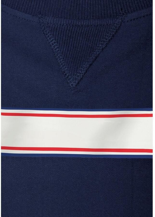 H.I.S Sweatshirt met gestreept tape loungewear loungepak