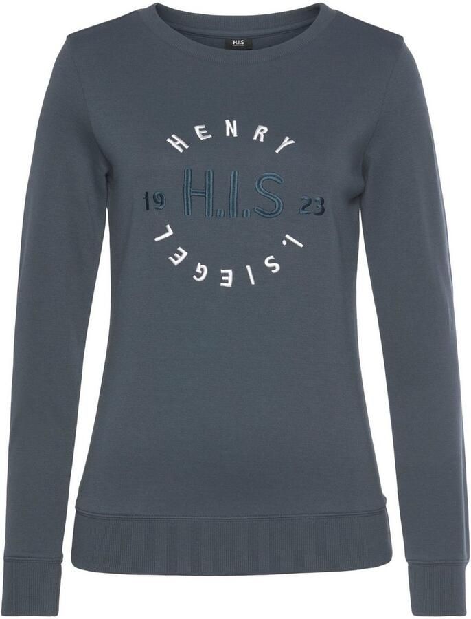 H.I.S Sweatshirt met grote logo-borduurwerk loungewear - Foto 6