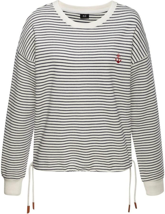 H.I.S Sweatshirt met koord aan de zoom loungewear - Foto 7