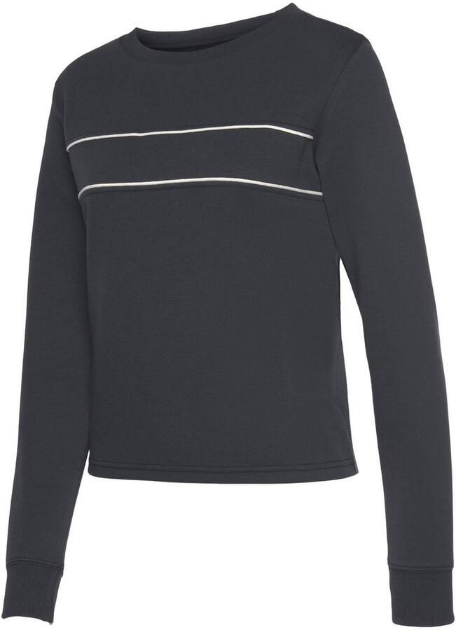 H.I.S Sweatshirt met piping op de borst loungewear - Foto 2