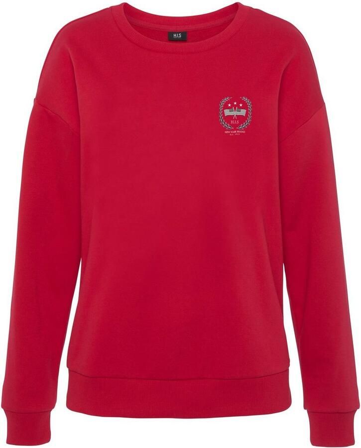 H.I.S Sweatshirt met trendy logo-print loungeanzug (1-delig)