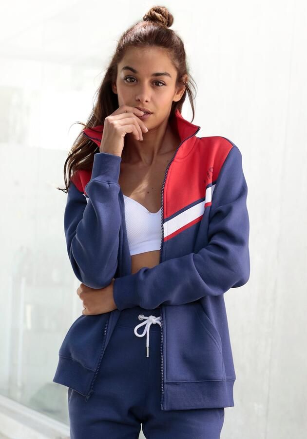 H.I.S Sweatvest met contraststrepen loungewear - Foto 7