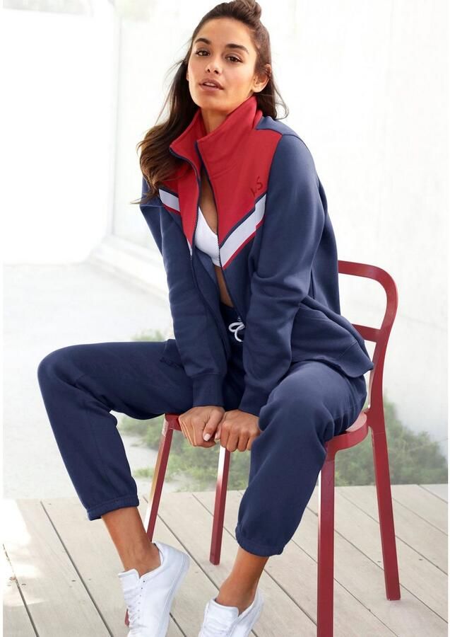 H.I.S Sweatvest met contraststrepen loungewear - Foto 5