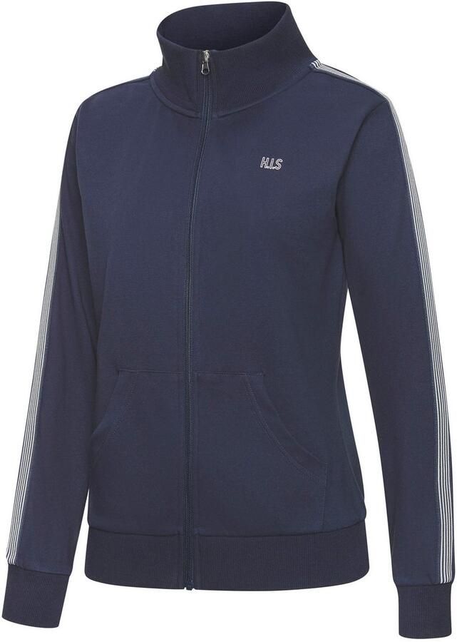 H.I.S Sweatvest met gestreepte tape aan de mouwen - Foto 3