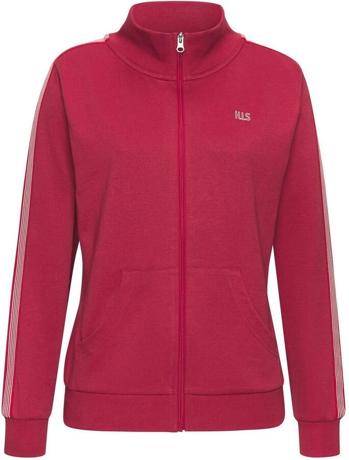 H.I.S Sweatvest met gestreepte tape aan de mouwen - Foto 6