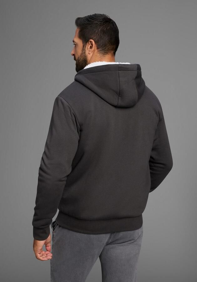 H.I.S Sweatvest met voering van imitatiebont nieuwe collectie - Foto 3