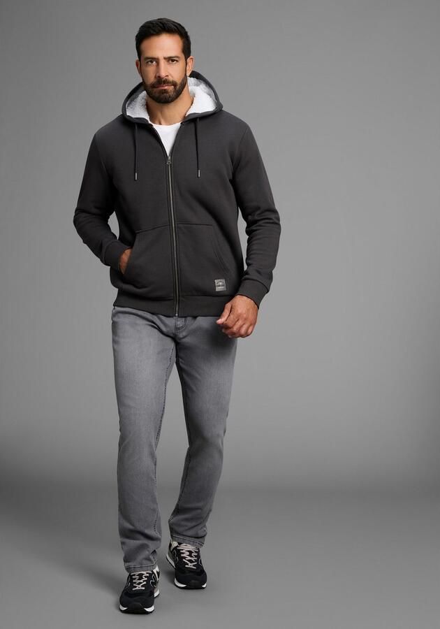 H.I.S Sweatvest met voering van imitatiebont nieuwe collectie - Foto 4