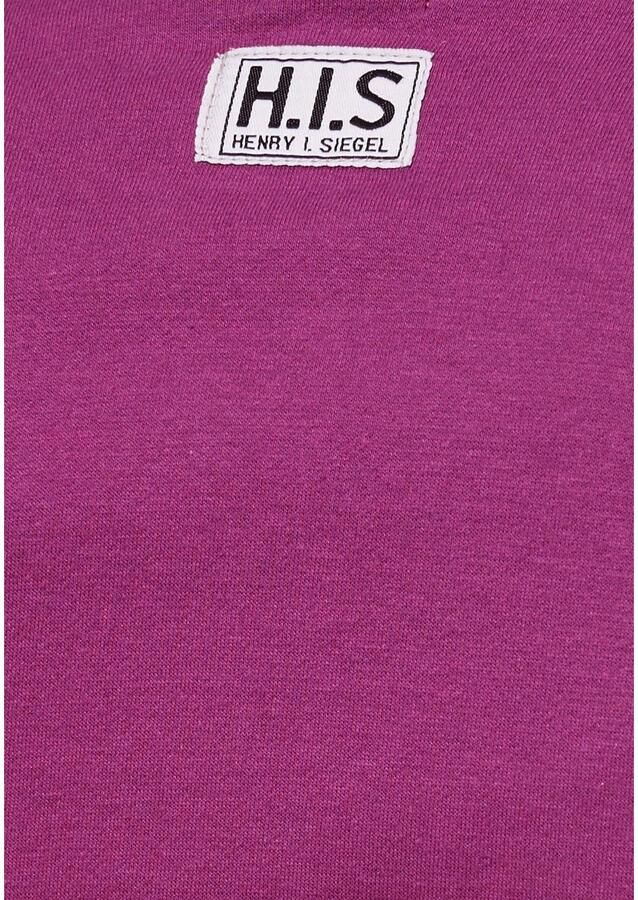 H.I.S Sweatvest met zijtape loungepak - Foto 2