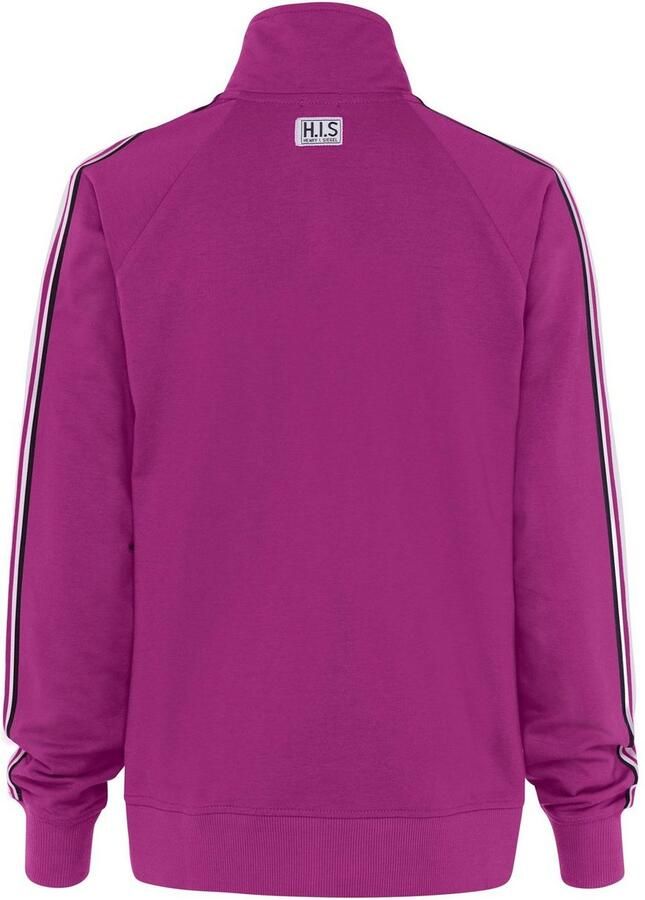 H.I.S Sweatvest met zijtape loungepak