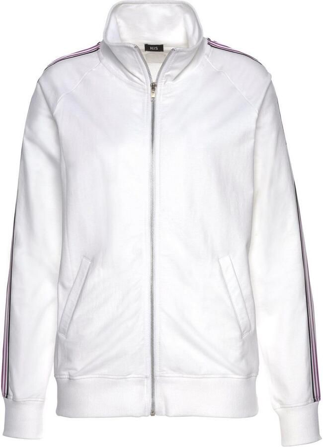 H.I.S Sweatvest met zijtape loungepak