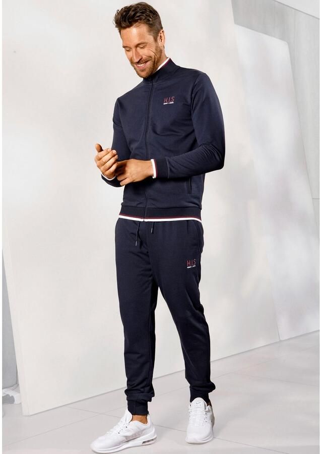 H.I.S Sweatvest Staande kraag met strepen - Foto 3