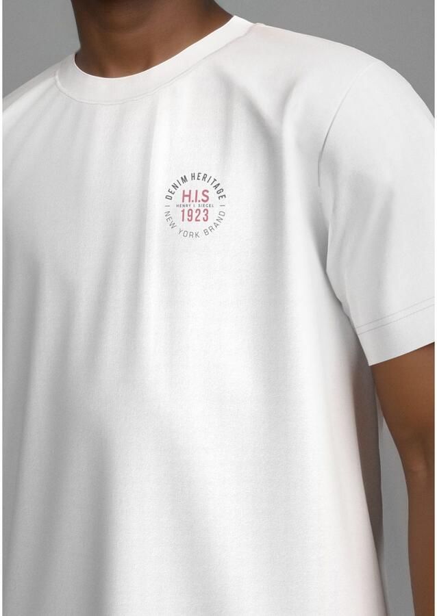 H.I.S T-shirt 2 T-shirts met logo-opdruk NIEUW: voor TEENS! 2-pack T-shirts (set 2-delig) - Foto 2