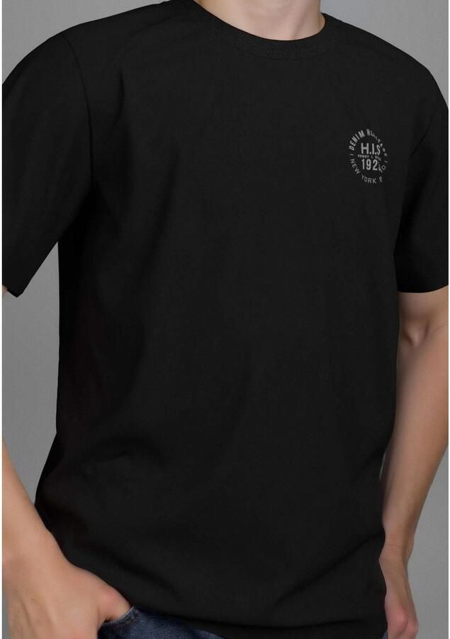 H.I.S T-shirt 2 T-shirts met logo-opdruk NIEUW: voor TEENS! 2-pack T-shirts (set 2-delig) - Foto 3