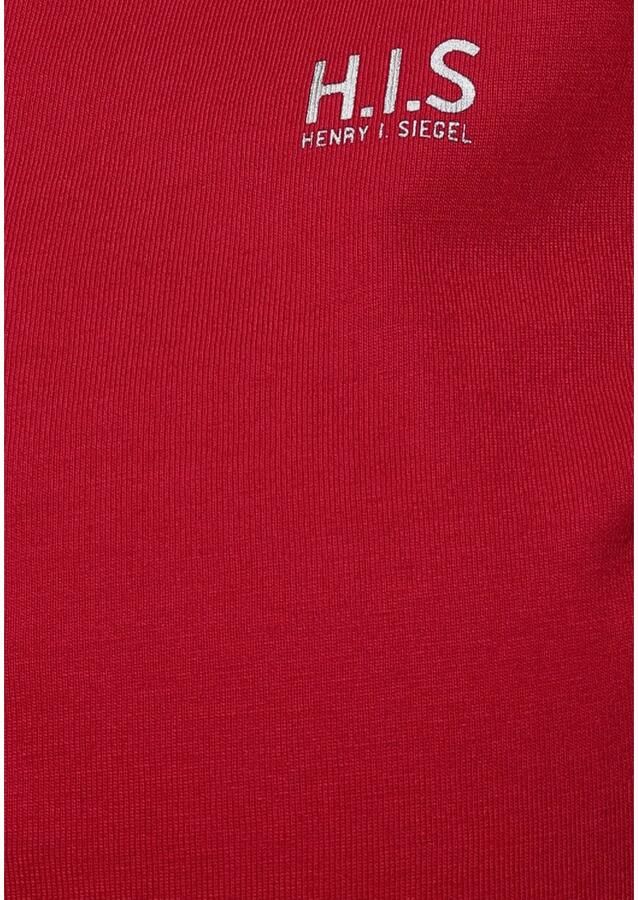 H.I.S T-shirt Essential basics figuurvolgende snit van katoen (Set van 3) - Foto 3