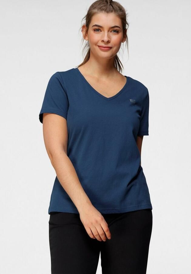 H.I.S T-shirt Essential basics figuurvolgende snit van katoen (Set van 3) - Foto 7