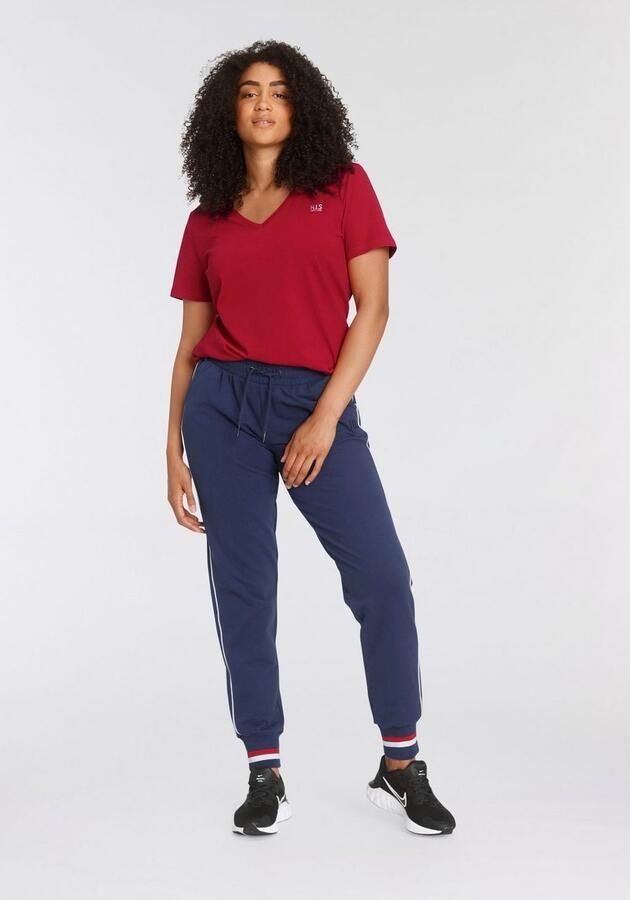 H.I.S T-shirt Essential basics figuurvolgende snit van katoen (Set van 3) - Foto 9