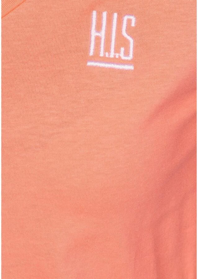 H.I.S T-shirt Essential basics heup-lange pasvorm figuuraccentuerende snit van 100% katoen (Set van 3) - Foto 6