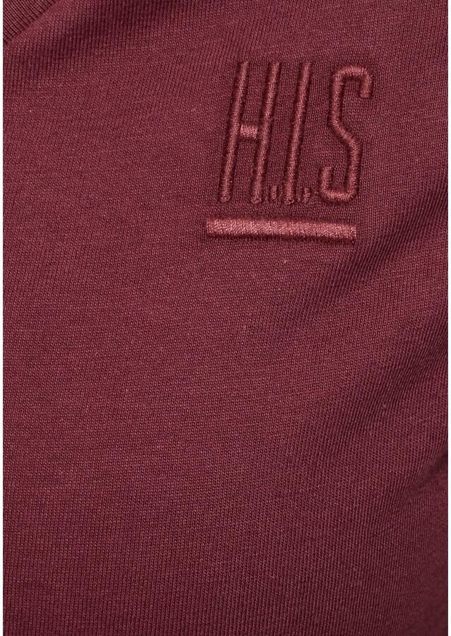 H.I.S T-shirt Essential basics heup-lange pasvorm figuuraccentuerende snit van 100% katoen (Set van 3) - Foto 3