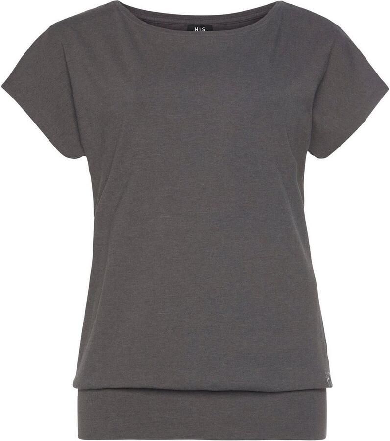 H.I.S T-shirt Gemaakt van viscose Korte mouwen sportieve pasvorm in 2-pack ook in grote maten (Set van 2)