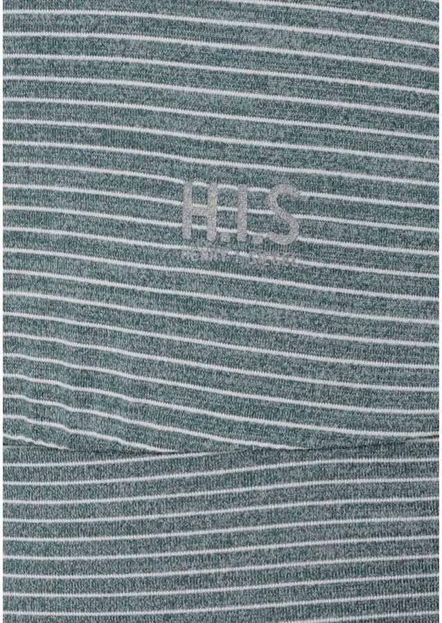 H.I.S T-shirt Korte mouwen figuurvolgende pasvorm van elastische single jersey (Set van 2) - Foto 8