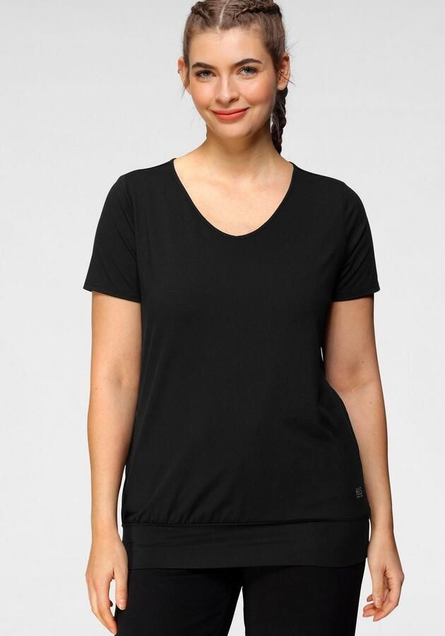 H.I.S T-shirt Korte mouwen figuurvolgende pasvorm van elastische single jersey (Set van 2) - Foto 3