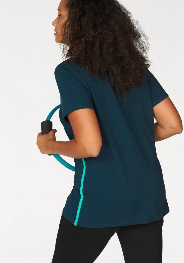 H.I.S T-shirt Korte mouwen figuurvriendelijke snit effen V-hals - Foto 4