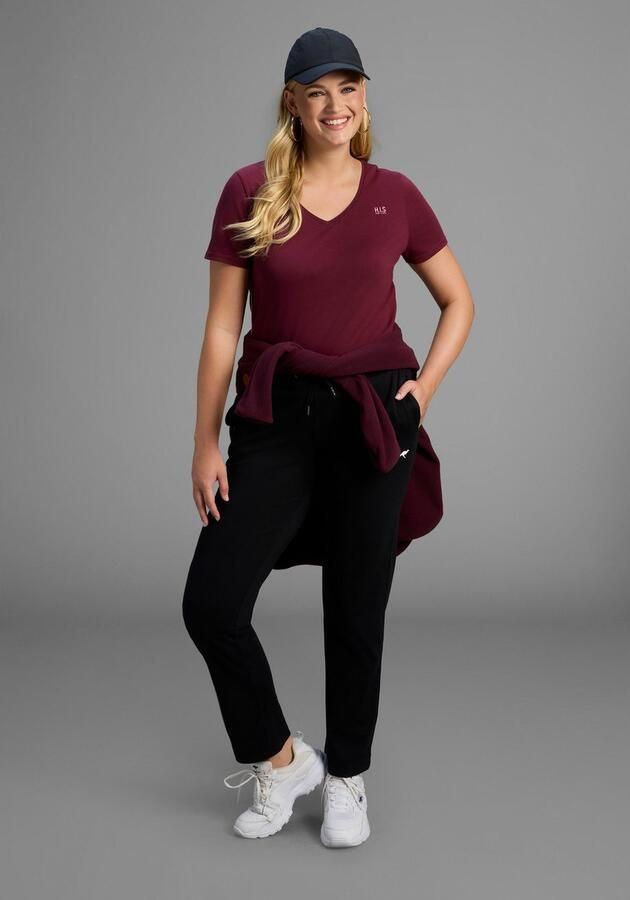 H.I.S T-shirt Korte mouwen figuurvriendelijke snit effen V-hals - Foto 4