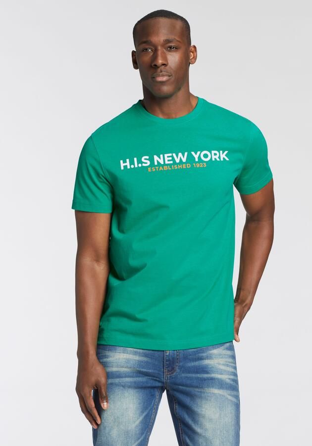 H.I.S T-shirt Met grote frontprint - Foto 9