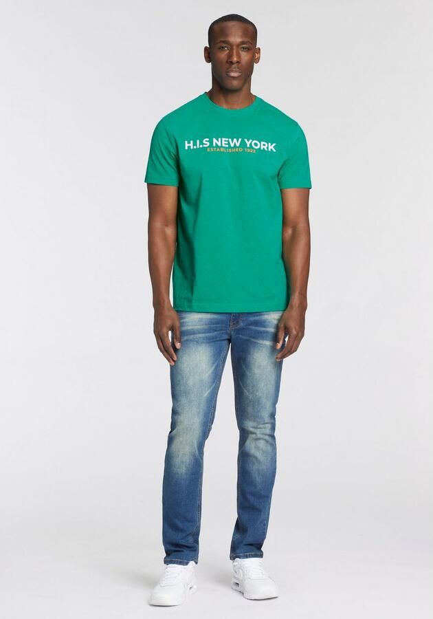 H.I.S T-shirt Met grote frontprint - Foto 7